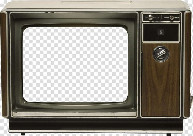 TV s, black and brown CRT TV illustration transparent background PNG clipart