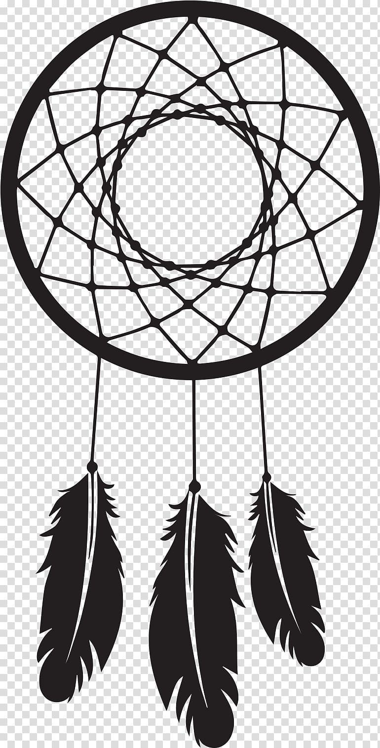 Premium Vector | Dream catcher hand drawn illustration in line art style