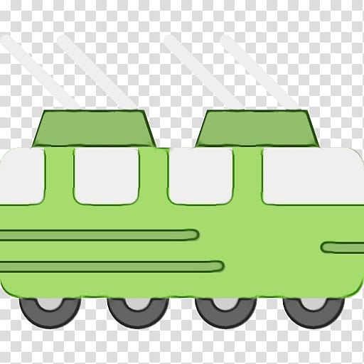 green mode of transport motor vehicle transport, Watercolor, Paint, Wet Ink, Yellow, Locomotive, Line transparent background PNG clipart