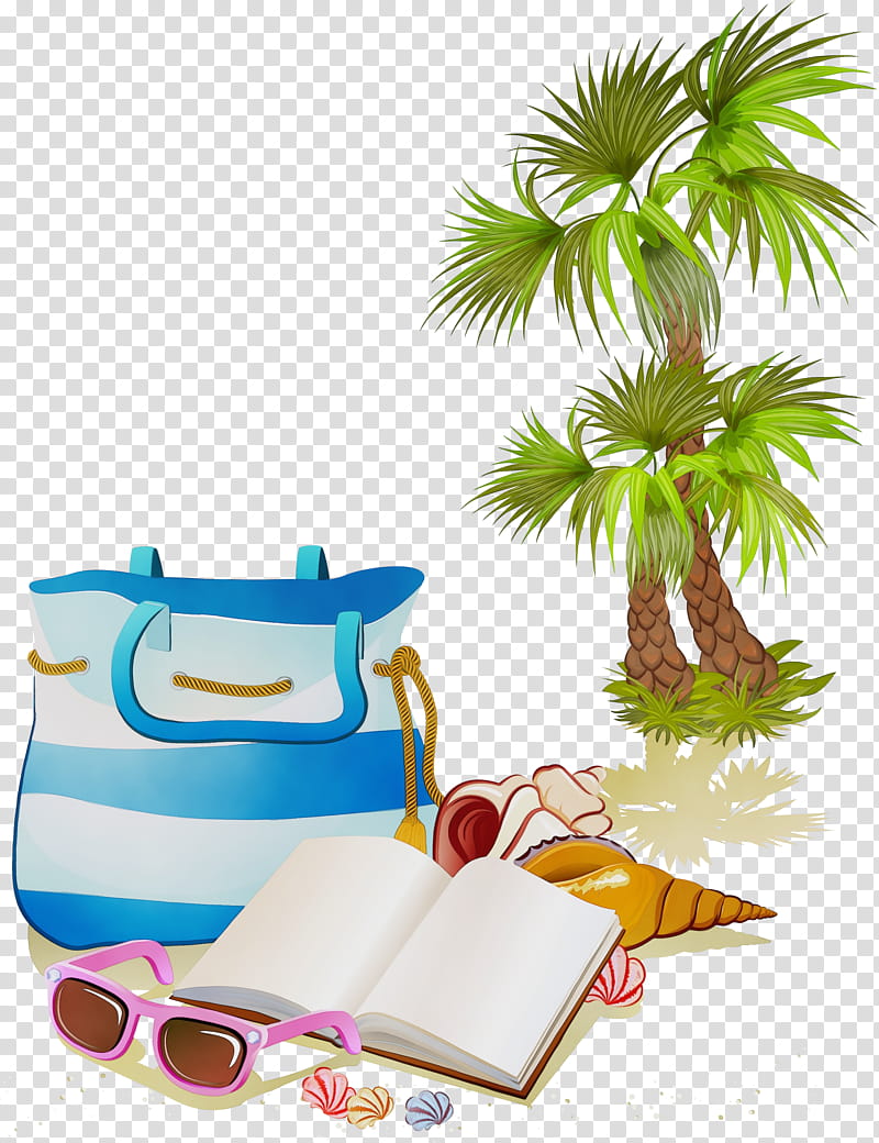 Summer Palm Tree, Vacation, Footwear, Summer
, Travel, Arecales transparent background PNG clipart