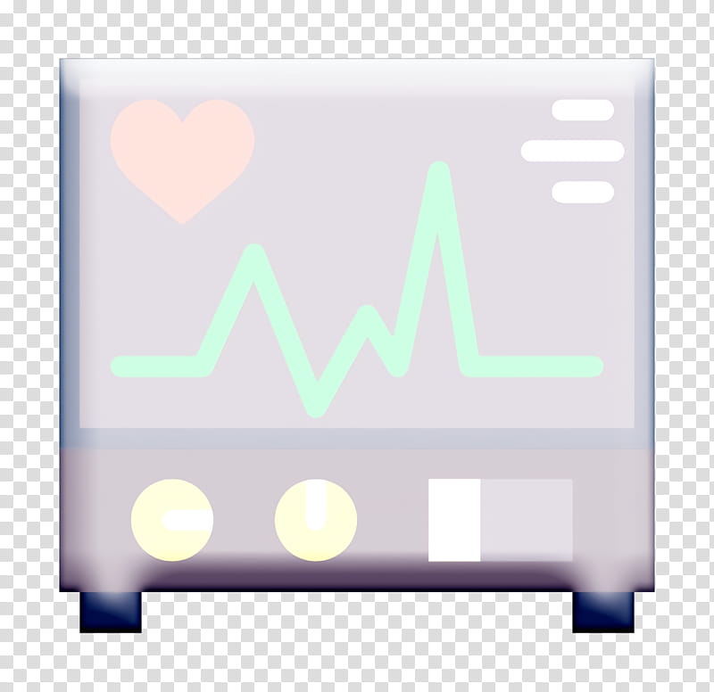 Cardiogram icon Medical Asserts icon Electrocardiogram icon, Text, Violet, Green, Light, Purple, Line transparent background PNG clipart