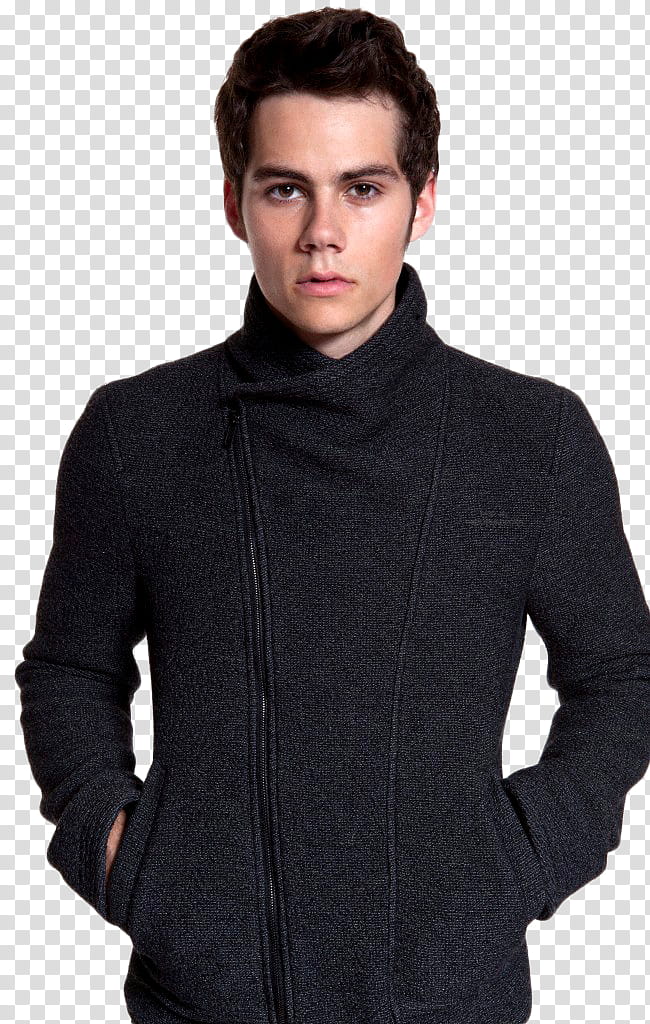 DYLAN O BRIEN, man in black jacket transparent background PNG clipart