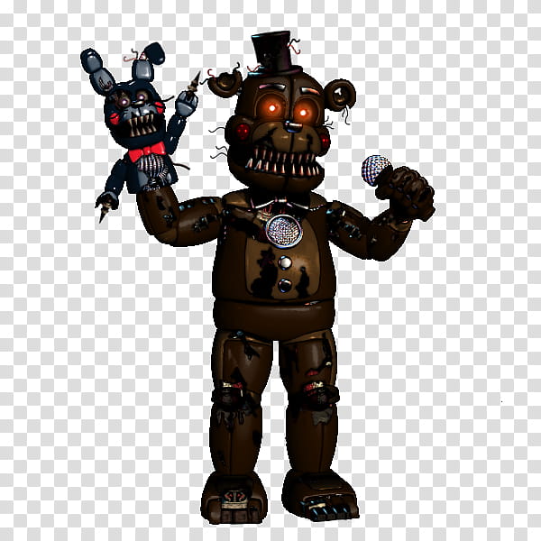 Funtime Nightmare Freddy transparent background PNG clipart