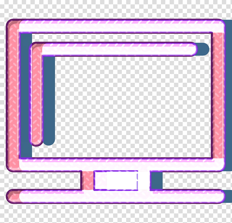 Linear Color Web Interface Elements icon computer icon Tv icon, Monitor Icon, Rectangle, Square transparent background PNG clipart