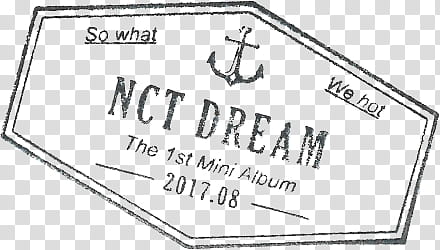 WE YOUNG NCT DREAM, white and black wooden wall decor transparent background PNG clipart