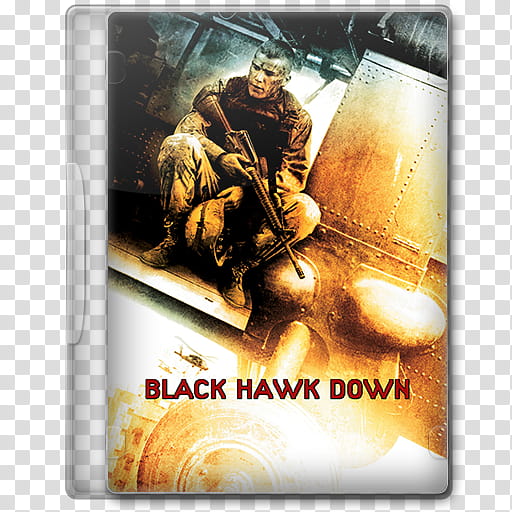 DVD Icon , Black Hawk Down (), Black Hawk Down DVD case icon transparent background PNG clipart