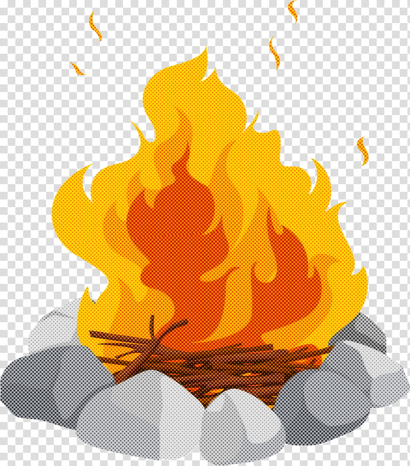 Campfire, Bonfire, Flame, Orange, Leaf, Tree, Heat, Geological Phenomenon transparent background PNG clipart