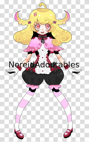 Adoptable ~ Little Monster Girl 01 transparent background PNG clipart thumbnail