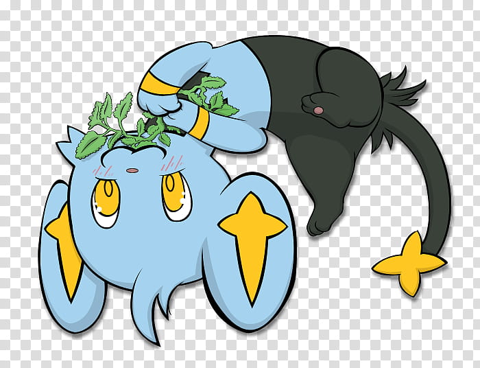 Shinx has catnip nao, blue, yellow, and green animal character illustration transparent background PNG clipart