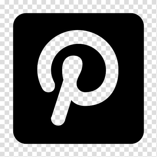 White Circle, Logo, Pinterest, Symbol, Black, Square, Text, Line transparent background PNG clipart