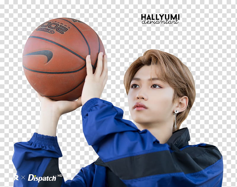Felix, man holding Nike basketball ball transparent background PNG clipart