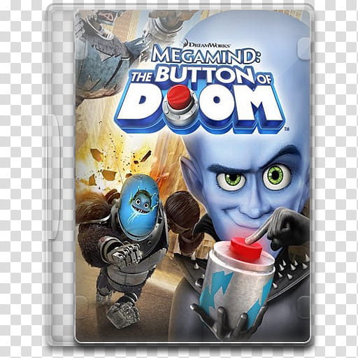 Short Film Icon , Megamind, The Button of Doom, DreamWorks Megamind: The Button of Doom case transparent background PNG clipart