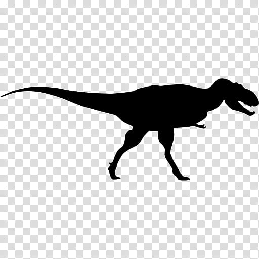 Velociraptor, Albertosaurus, Tyrannosaurus, Dinosaur, Logo, Silhouette, Drawing, Tail transparent background PNG clipart