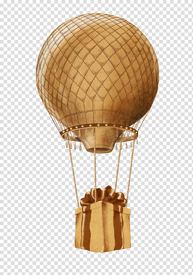 Christmas Resource , brown hot air balloon illustration transparent background PNG clipart