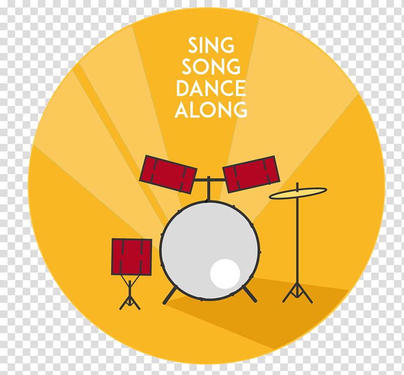 Yellow Circle, Logo, Drum, Drums, Membranophone, Drummer transparent background PNG clipart