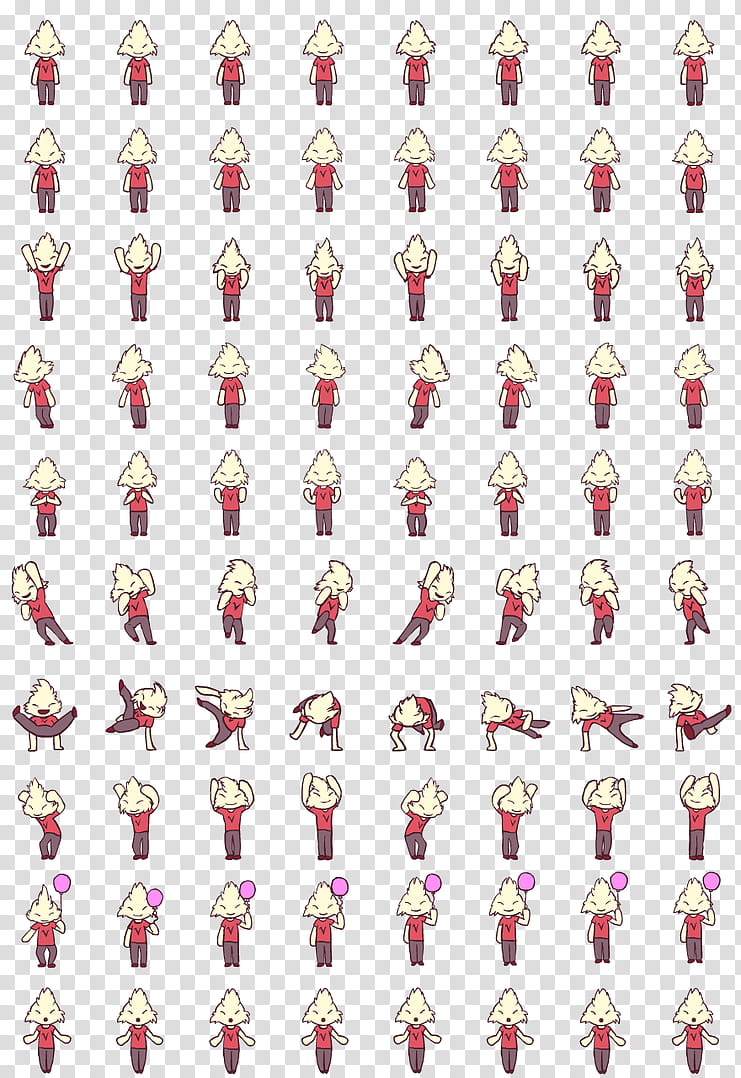Vexy Dances (FruityDance Sprite Sheet), character stunts illustration transparent background PNG clipart