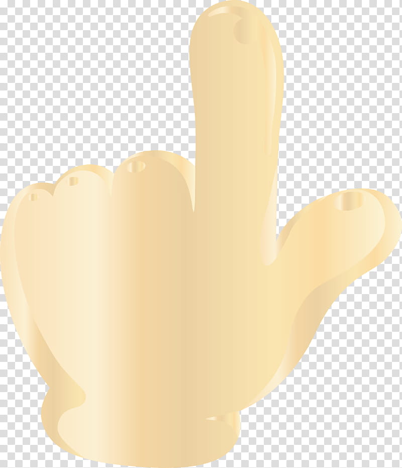 up arrow finger hand, Yellow, Gesture, Thumb, Beige transparent background PNG clipart