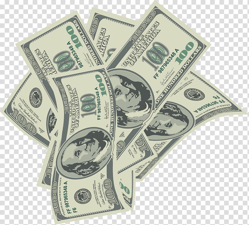 Large  Dollars Bills Clipar transparent background PNG clipart