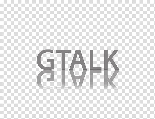 Krzp Dock Icons v  , GTALK, gtalk text with reflection transparent background PNG clipart