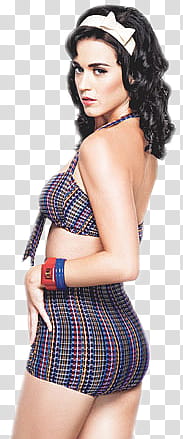 Elosin Michalka , Katy Perry holding waist transparent background PNG clipart