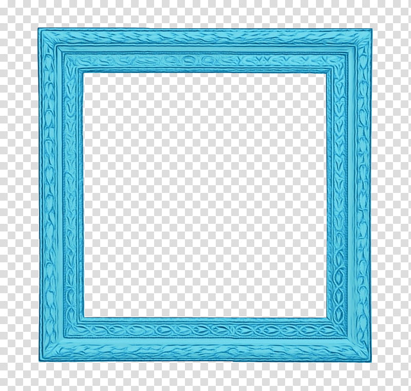 Background Design Frame, Rectangle M, Frames, Blue, Aqua, Turquoise, Teal, Square transparent background PNG clipart