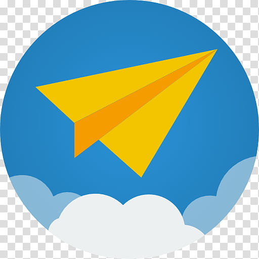 Airplane Symbol, Flight, Paper, Paper Plane, Origami, Blue, Yellow, Line transparent background PNG clipart
