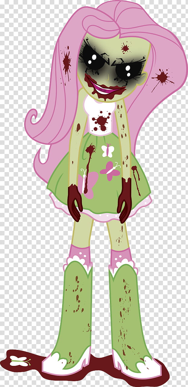 DemonShy (The Rose Of Life), Equestria Girl, female in green suit illustration transparent background PNG clipart