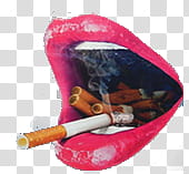 , mouth full of cigarette butts transparent background PNG clipart