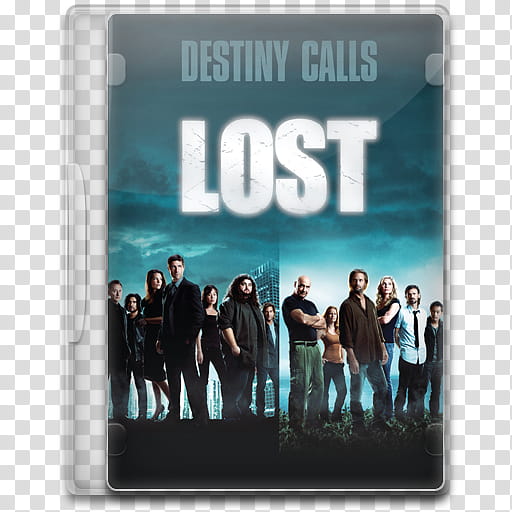 TV Show Icon , Lost, Lost DVD case transparent background PNG clipart