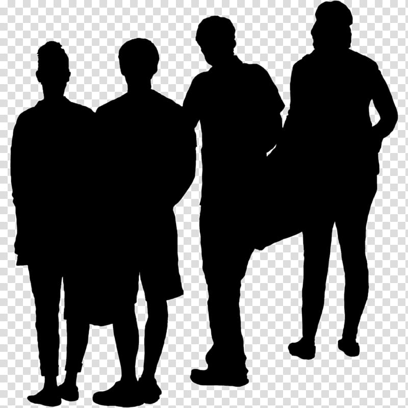 Group Of People, Social Group, Human, Public Relations, Behavior, Conversation, Black M, Silhouette transparent background PNG clipart