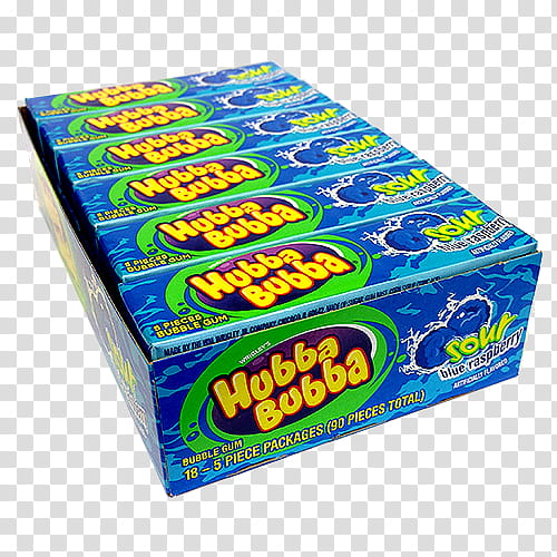 Bubble, Chewing Gum, Hubba Bubba, Hubba Bubba Gum Sour Blue Raspberry, Blue Raspberry Flavor, Bubble Tape, Bubble Gum, Candy transparent background PNG clipart