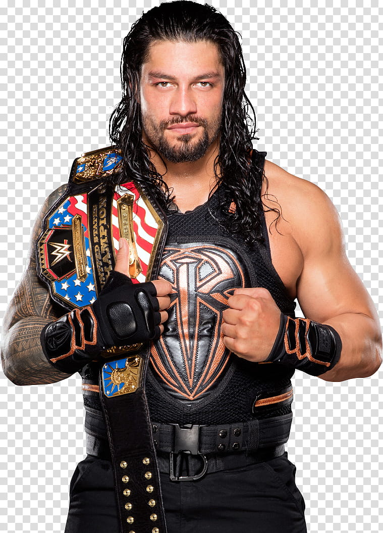 Roman Reigns NEW United States Champion   transparent background PNG clipart