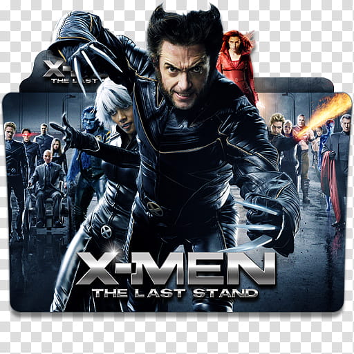 X Men Movie Collection Folder Icon , X Men The Last Stand, X-Men The Last Stand movie folder icon illustration transparent background PNG clipart
