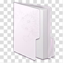 Hanami Folders, hanami_, white file icon transparent background PNG clipart