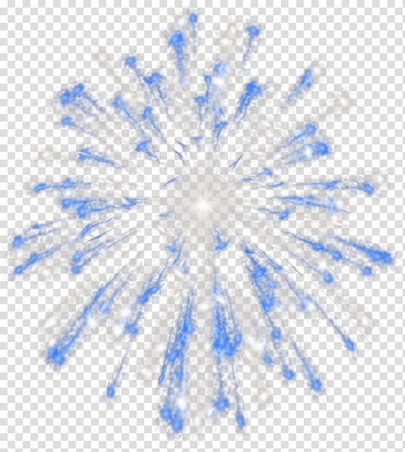 blue and white fireworks transparent background PNG clipart