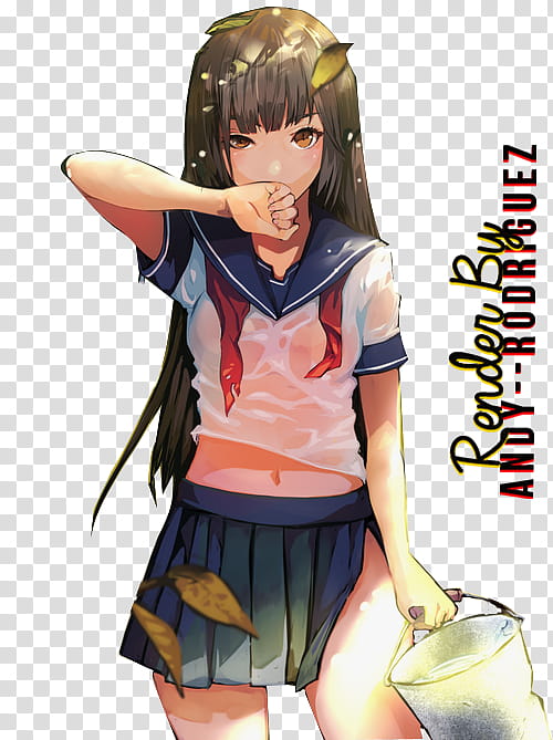 Anime Ecchi Render , Render By Andy-Rodriguez anime character art transparent background PNG clipart