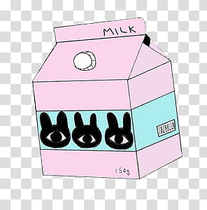 ,  g. pink and green milk box art transparent background PNG clipart