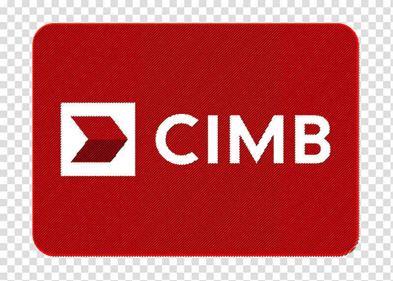 bank icon bankers icon cimb icon, Commerce Icon, Indonesian Icon, International Icon, Merchant Icon, Red, Text, Logo transparent background PNG clipart