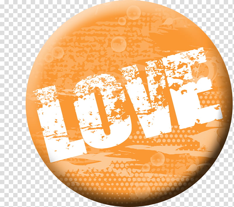 Smile Scrap Kit Freebie, orange and whit Love pin transparent background PNG clipart