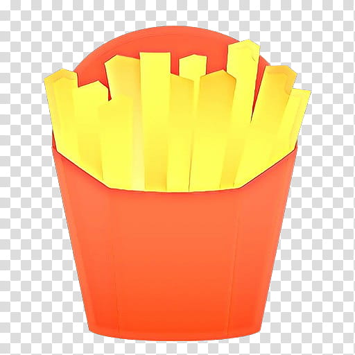 Orange, Flowerpot, Plastic, Cup, Baking, French Fries, Yellow, Baking Cup transparent background PNG clipart