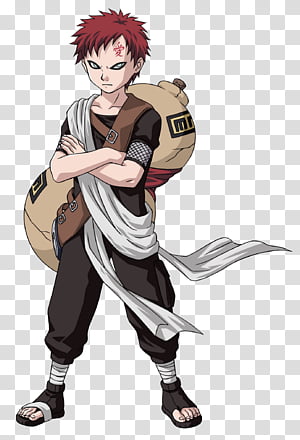 Naruto Shippuden Gaara da areia Kazekage chibi toy cute ilustração artes  gráficas desenho fofinho pack de imagens design png