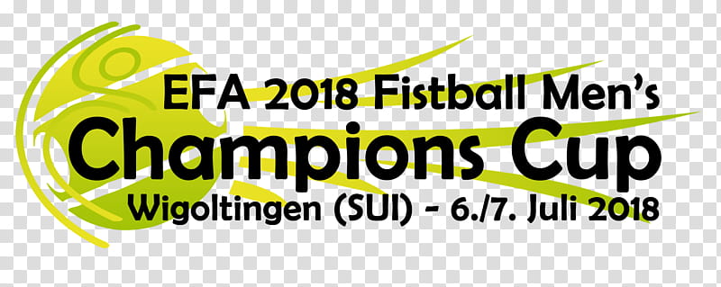 Wigoltingen Text, Logo, 2018, Fistball, International Champions Cup, Switzerland, Yellow, Green transparent background PNG clipart