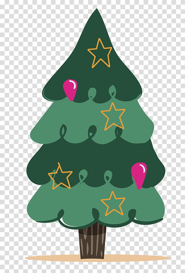 Christmas Graphics, green Christmas tree art transparent background PNG clipart