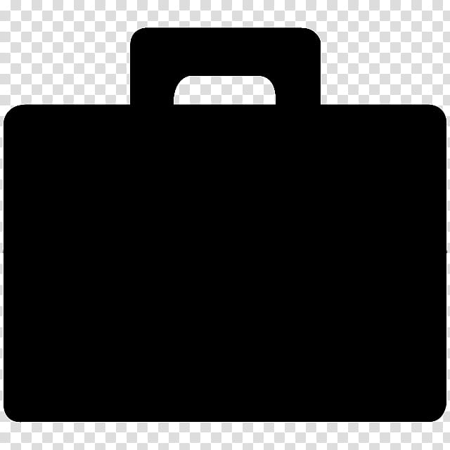 Suitcase, Briefcase, Symbol, Black, Business Bag, Rectangle transparent background PNG clipart