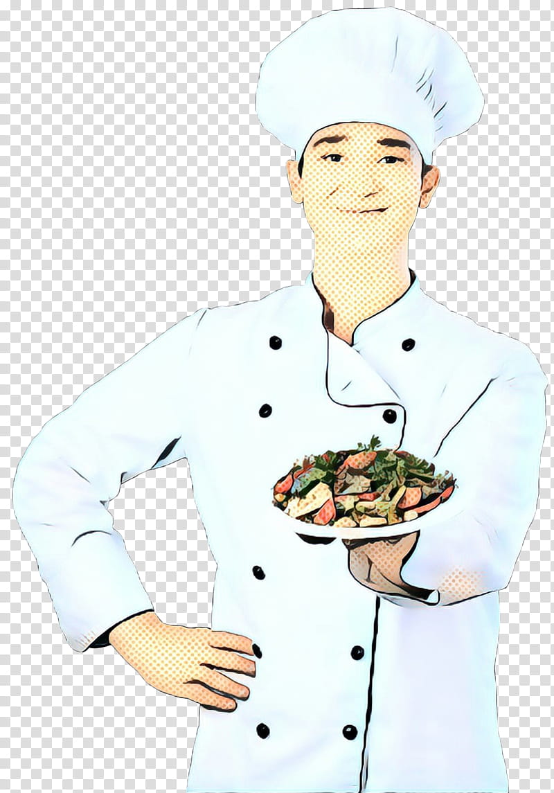 Retro, Pop Art, Vintage, Chefs Uniform, Food, Chief Cook, Cartoon, 1031 By Chef M transparent background PNG clipart