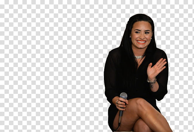 Demi Lovato ,  transparent background PNG clipart