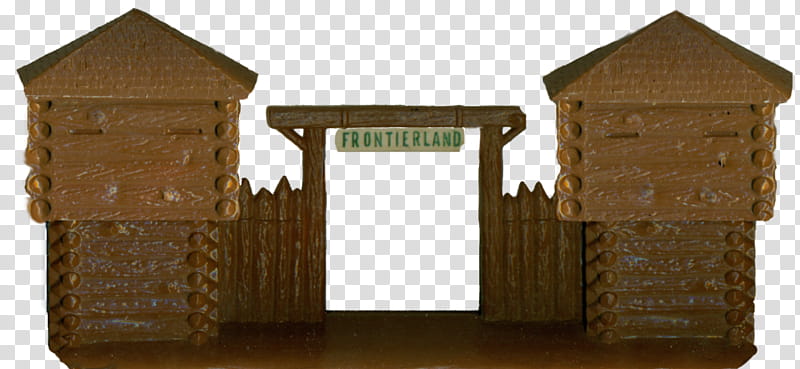 Frontier land vintage toy, brown concrete shed illustration transparent background PNG clipart