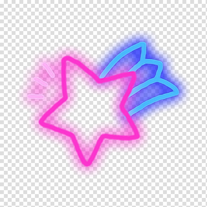 Blue Star, Color, Pink, Neon, Magenta, Purple, Heart, Symbol transparent background PNG clipart