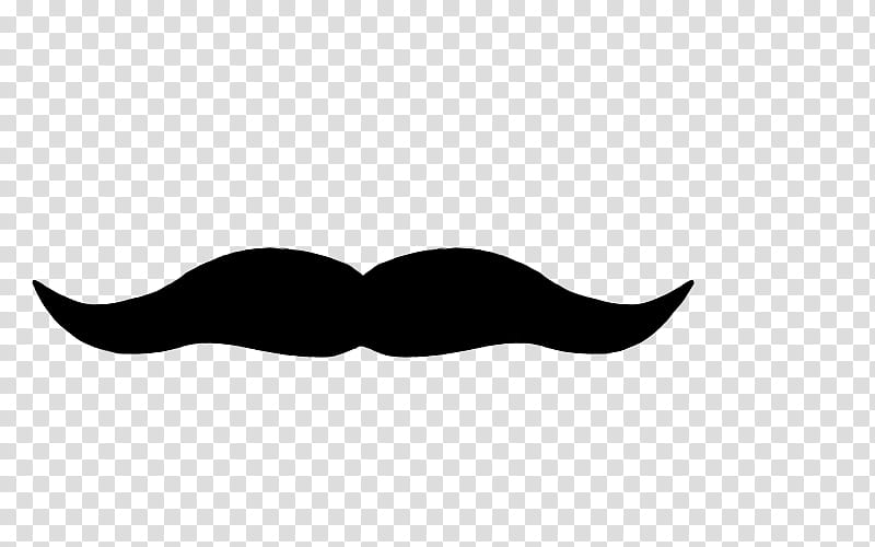 Hipster, gray mustache transparent background PNG clipart