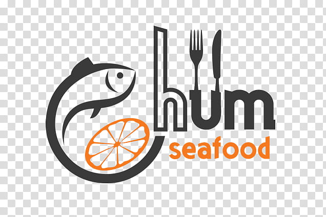 Restaurant Logo, Seafood, Line, White, Text, Orange, Circle transparent background PNG clipart